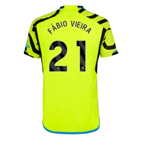 Arsenal Fabio Vieira #21 Borta Kläder 2023-24 Kortärmad